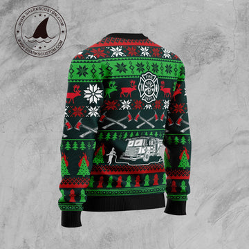 litzzy Awesome Firefighter G51022 Ugly Christmas Sweater -  Best Gift For Christmas, Noel Malalan - Christmas Signature sweater   
