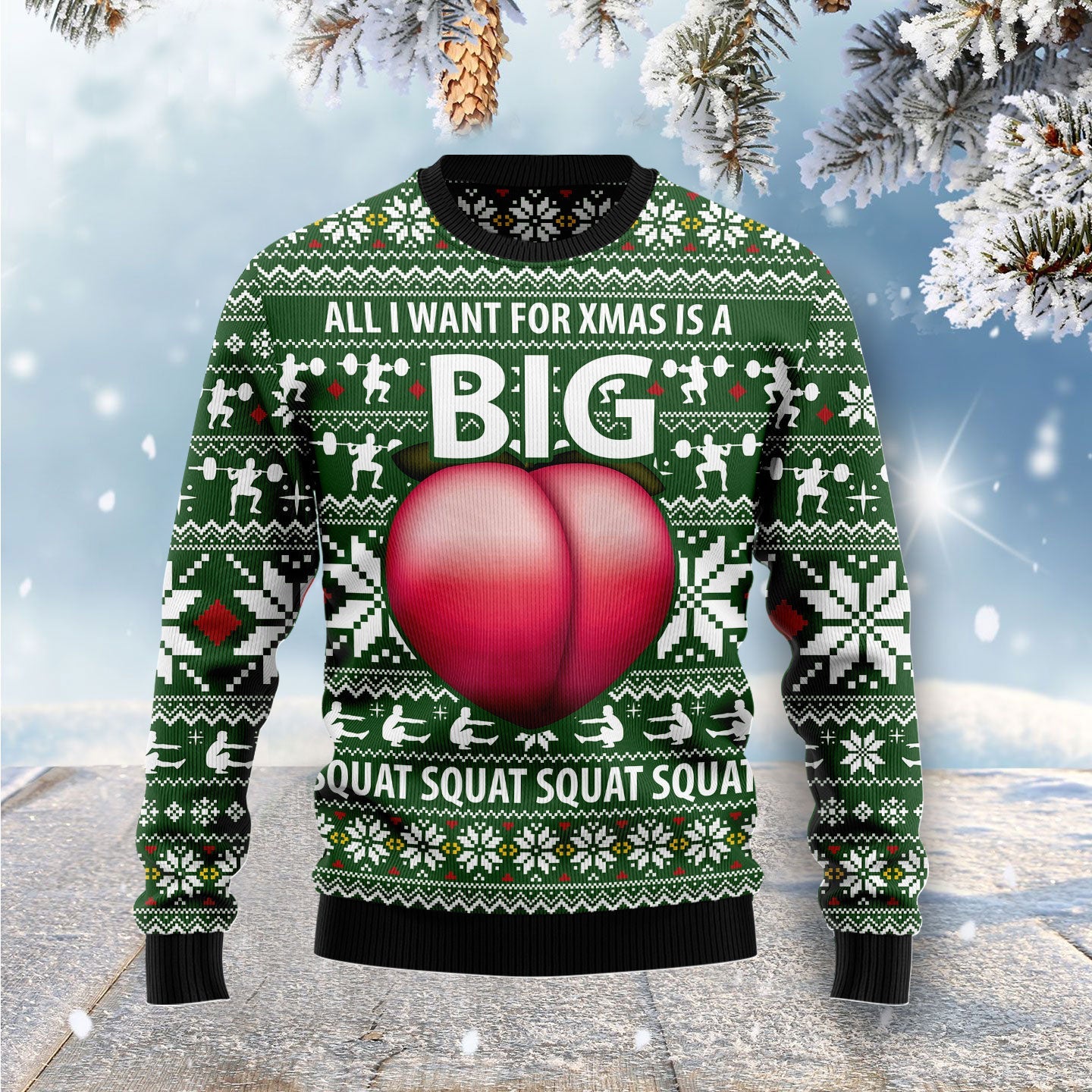 litzzy Ugly Sweater Big Booty G51019 - Ugly Christmas Sweater -  Best Gift For Christmas, Noel Malalan - Christmas Signature sweater   