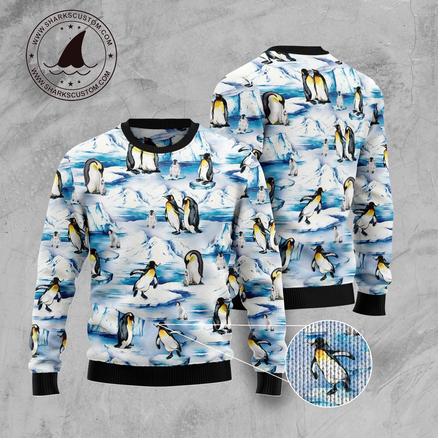 litzzy Lovely Penguin G5114 Ugly Christmas Sweater -  Best Gift For Christmas, Noel Malalan - Christmas Signature sweater   