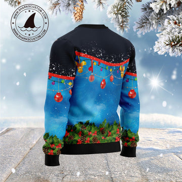 litzzy German Shepherd Sleigh G5114 Ugly Christmas Sweater -  Best Gift For Christmas, Noel Malalan - Christmas Signature sweater   