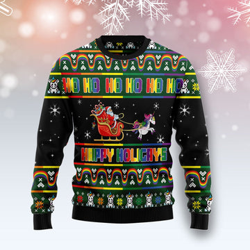 litzzy Happy Holigays G51021 Ugly Christmas Sweater -  Best Gift For Christmas, Noel Malalan - Christmas Signature sweater   