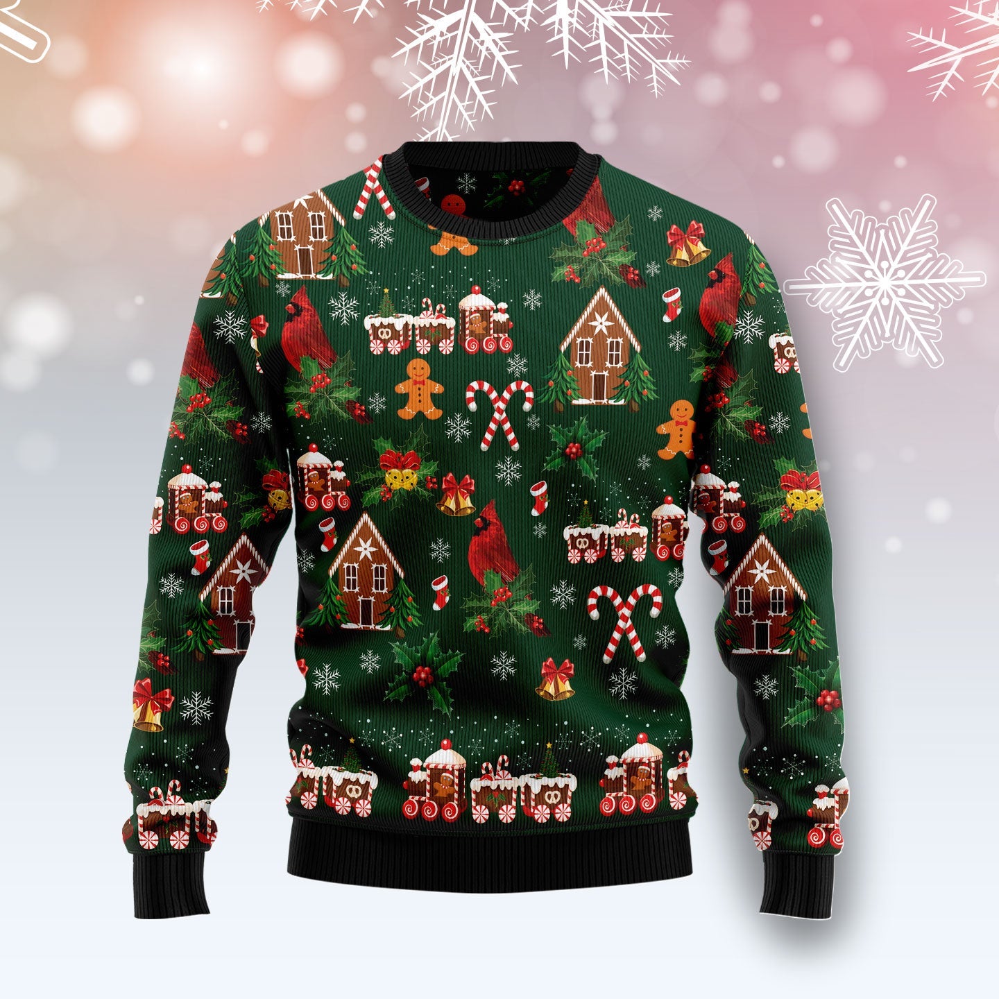 litzzy Love Cardinal G5112 Ugly Christmas Sweater -  Best Gift For Christmas, Noel Malalan - Christmas Signature sweater   