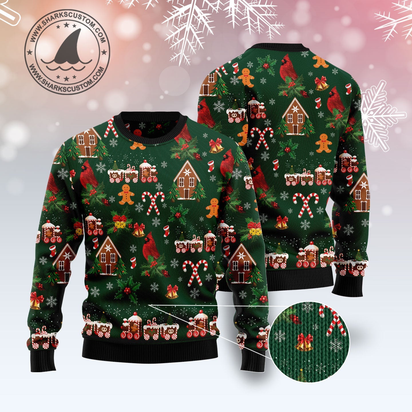 litzzy Love Cardinal G5112 Ugly Christmas Sweater -  Best Gift For Christmas, Noel Malalan - Christmas Signature sweater   