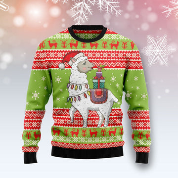 litzzy Love Llama G5114 Ugly Christmas Sweater -  Best Gift For Christmas, Noel Malalan - Christmas Signature sweater   
