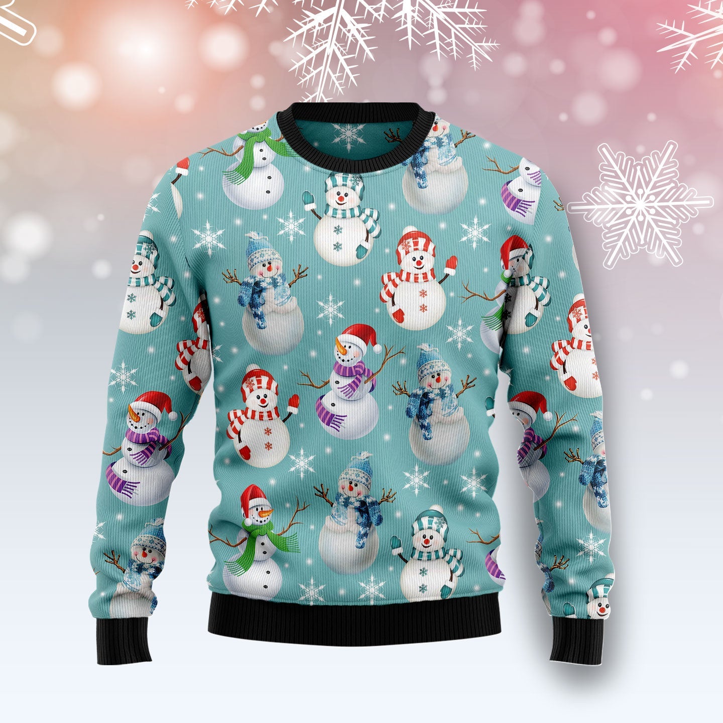 litzzy Love Snowman G5112 Ugly Christmas Sweater -  Best Gift For Christmas, Noel Malalan - Christmas Signature sweater   