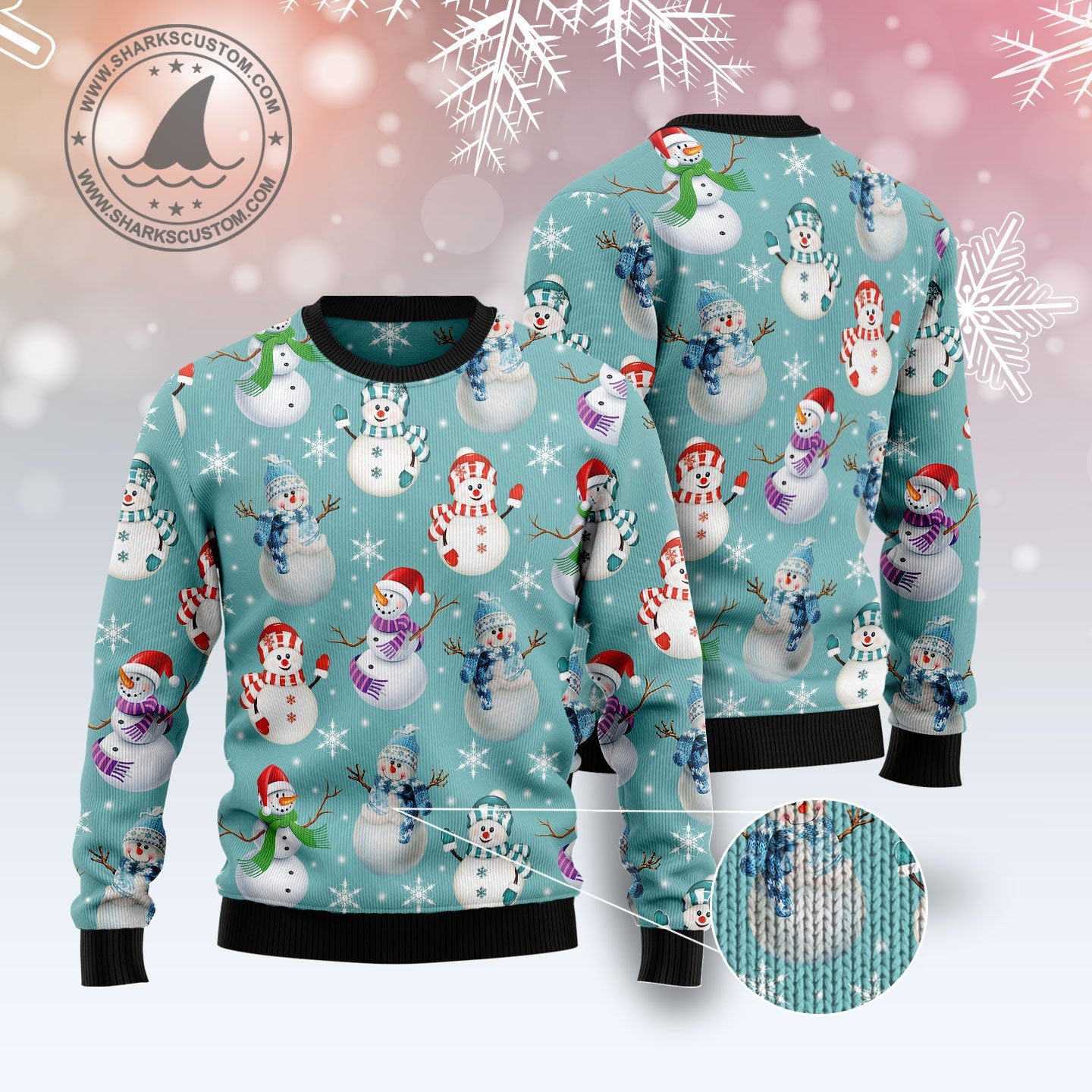 litzzy Love Snowman G5112 Ugly Christmas Sweater -  Best Gift For Christmas, Noel Malalan - Christmas Signature sweater   