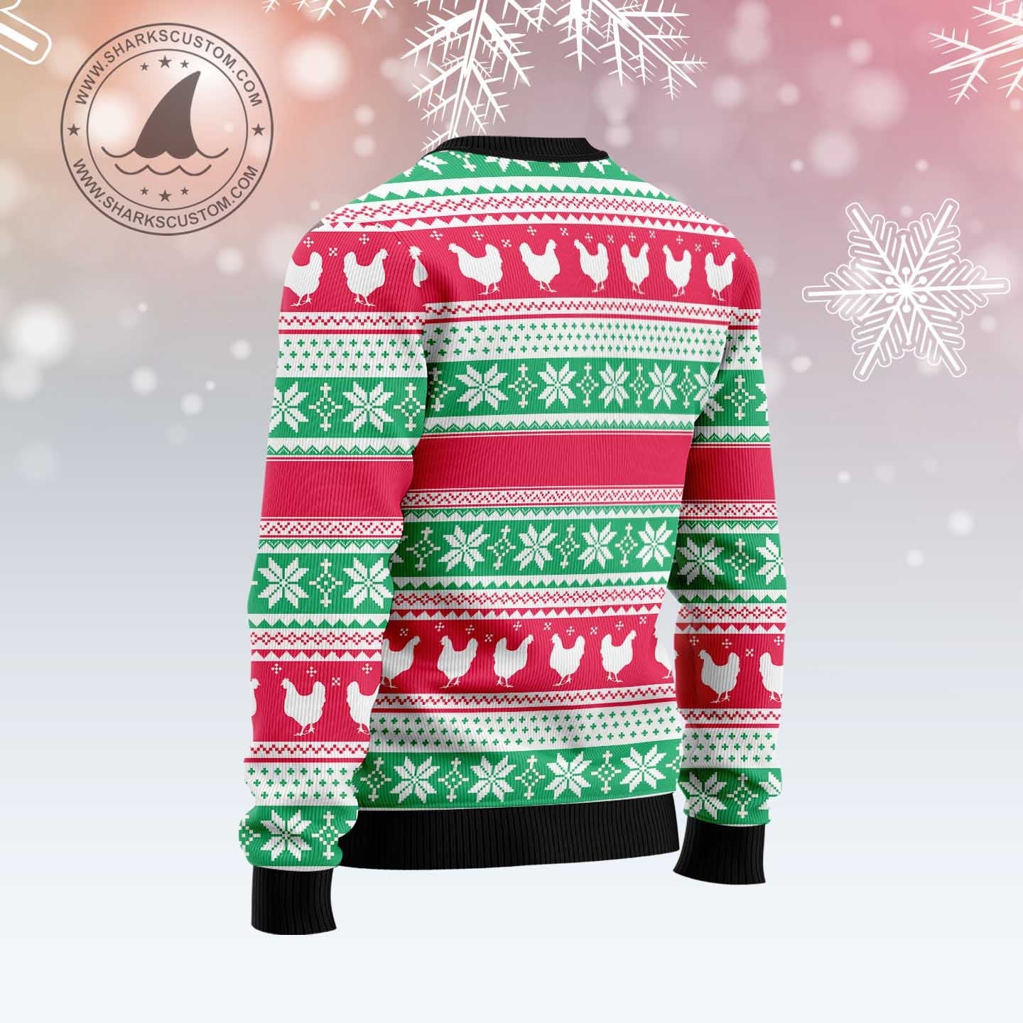 litzzy Merry Chickmas G51013 - Ugly Christmas Sweater -  Best Gift For Christmas, Noel Malalan - Christmas Signature sweater   