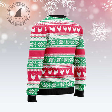litzzy Merry Chickmas G51013 - Ugly Christmas Sweater -  Best Gift For Christmas, Noel Malalan - Christmas Signature sweater   