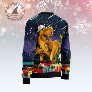 litzzy Merry T-rex Christmas G5114 Ugly Christmas Sweater -  Best Gift For Christmas, Noel Malalan - Christmas Signature sweater   