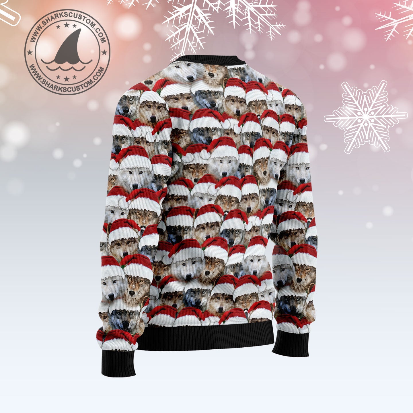 litzzy Santa Wolf G5115 Ugly Christmas Sweater -  Best Gift For Christmas, Noel Malalan - Christmas Signature sweater   