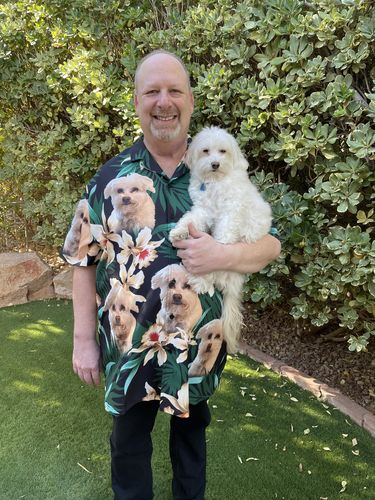 litzzy Custom Leaves & Flowers Pattern Short-Sleeve Hawaiian Shirt (Dark Green Color) Hawaii Shirt   