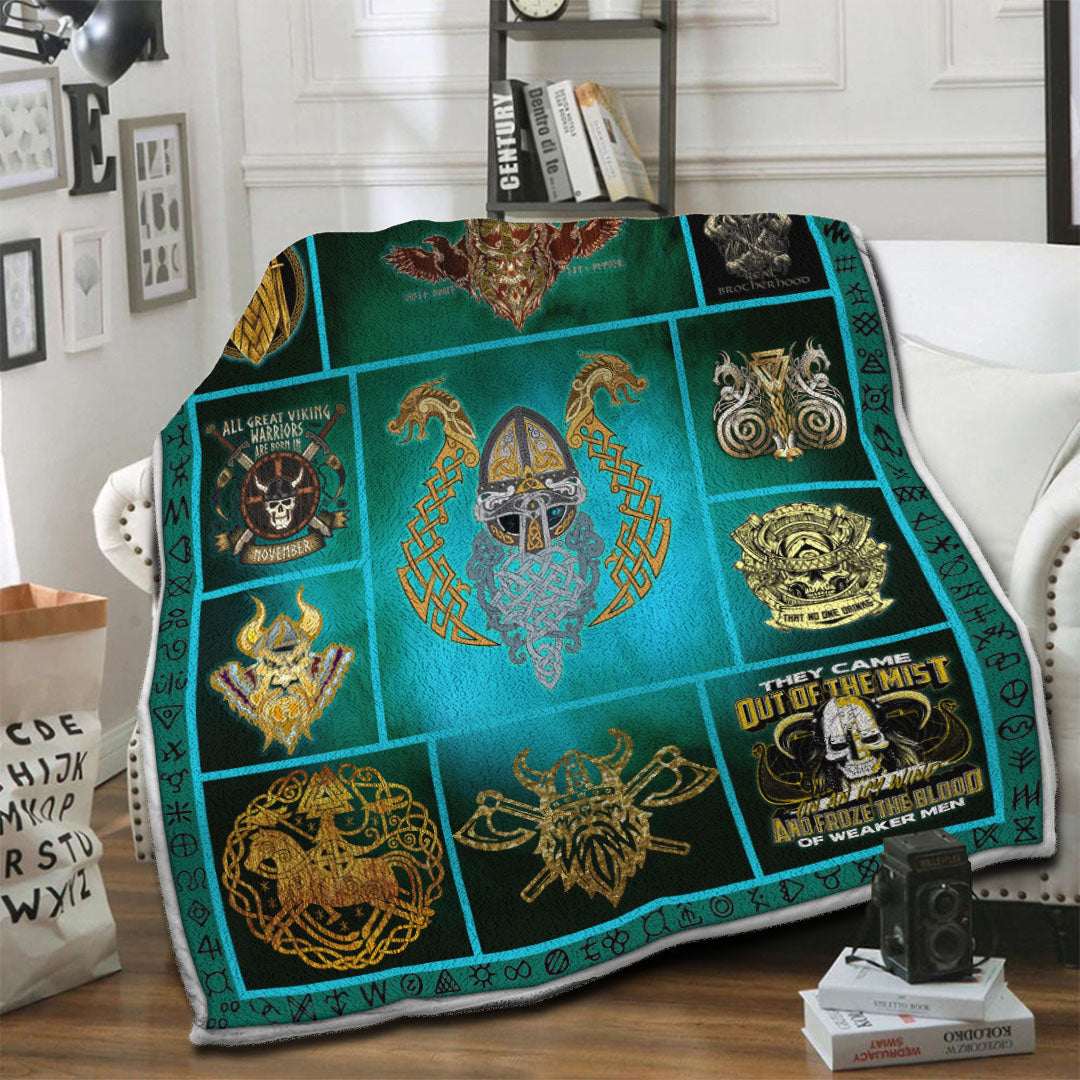 litzzy Viking Fleece Blanket HST19103962 Fleece Blanket   
