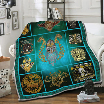 litzzy Viking Fleece Blanket HST19103962 Fleece Blanket   