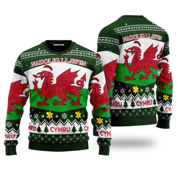 litzzy Wales Ugly Christmas Sweater | For Men & Women | Adult | US5619 - Ugly Sweater Gift For Lover sweater S Colorful 