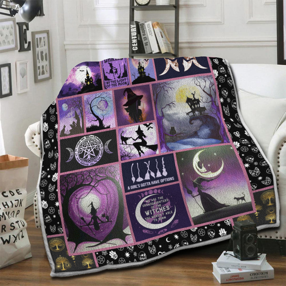 litzzy Wicca Fleece Blanket HST19103526 Fleece Blanket   