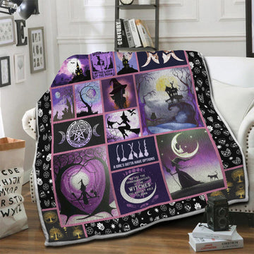 litzzy Wicca Fleece Blanket HST19103526 Fleece Blanket   