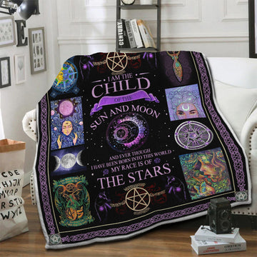 litzzy Wicca Fleece Blanket HST19103533 Fleece Blanket   
