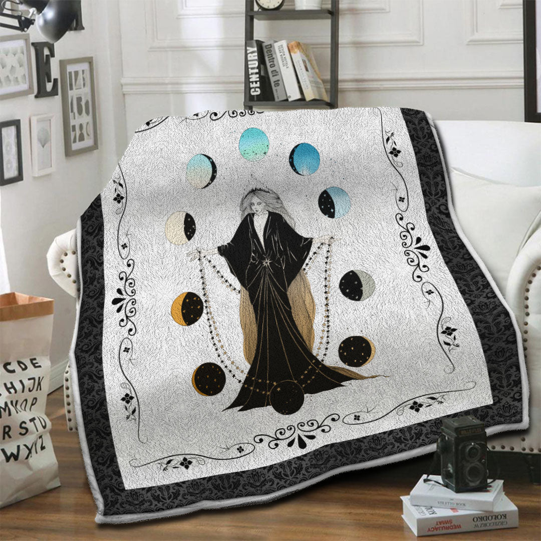 litzzy Wicca Fleece Blanket HST19103974 Fleece Blanket   
