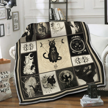 litzzy Wicca Fleece Blanket HST19103977 Fleece Blanket   