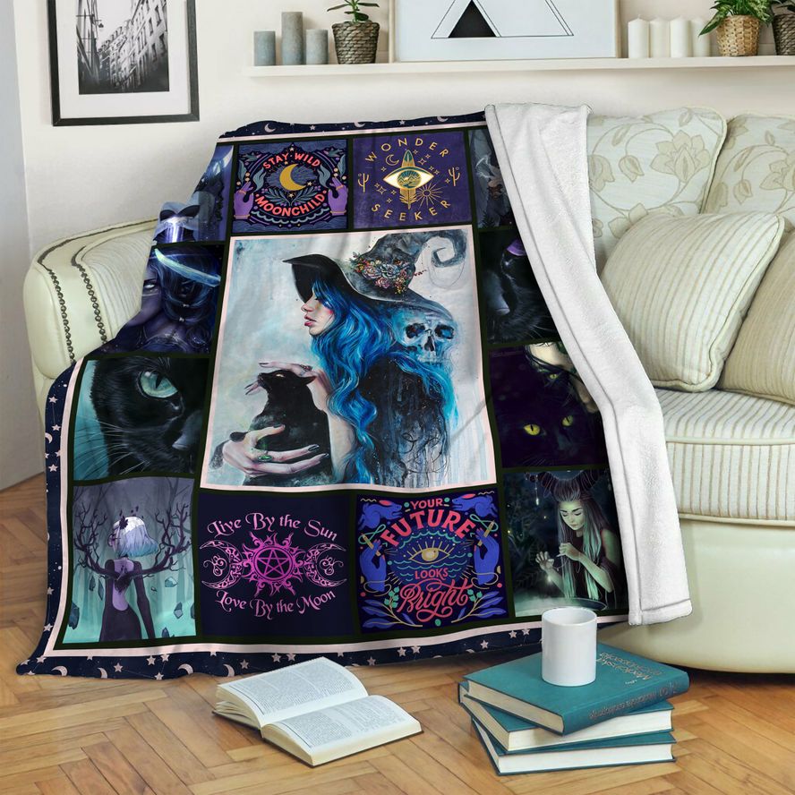 litzzy Wicca Fleece Blanket HST19103523 Fleece Blanket   