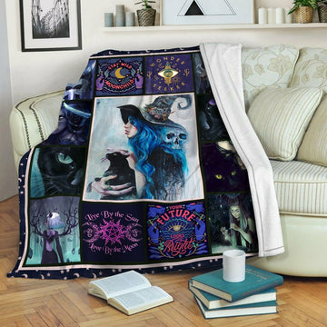 litzzy Wicca Fleece Blanket HST19103523 Fleece Blanket   