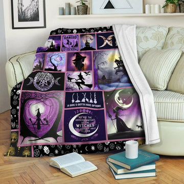 litzzy Wicca Fleece Blanket HST19103526 Fleece Blanket   