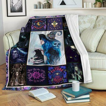 litzzy Wicca Fleece Blanket HST19103530 Fleece Blanket   