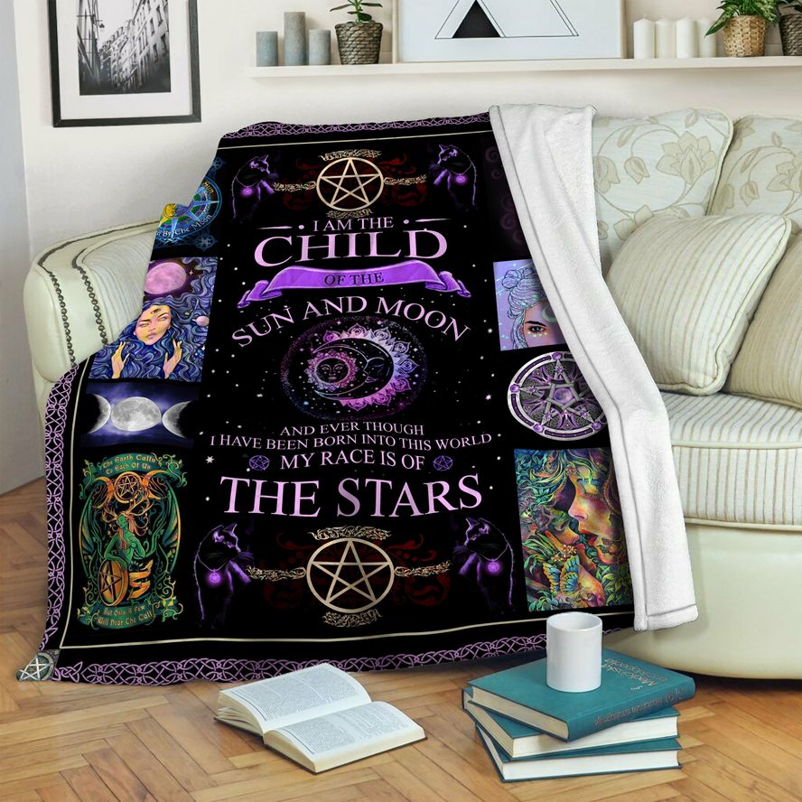 litzzy Wicca Fleece Blanket HST19103533 Fleece Blanket   