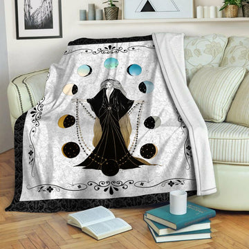 litzzy Wicca Fleece Blanket HST19103974 Fleece Blanket   