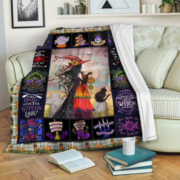 litzzy Wicca Fleece Blanket HST19103976 Fleece Blanket   