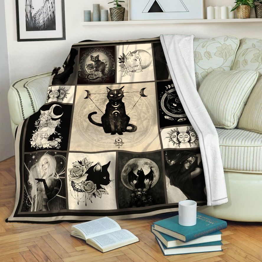 litzzy Wicca Fleece Blanket HST19103977 Fleece Blanket   