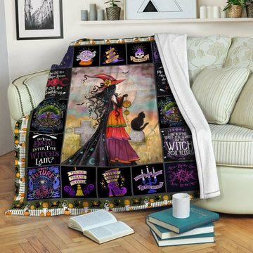 litzzy Wicca Fleece Blanket HST19103979 Fleece Blanket   