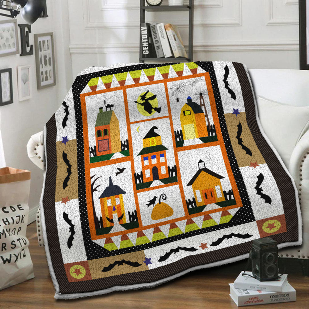litzzy Witch HQT16101258 Fleece Blanket Fleece Blanket   