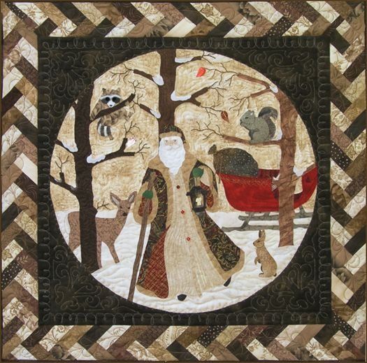litzzy Woodland Christmas CLA0111896Q Fleece Blanket Quilt Blanket   