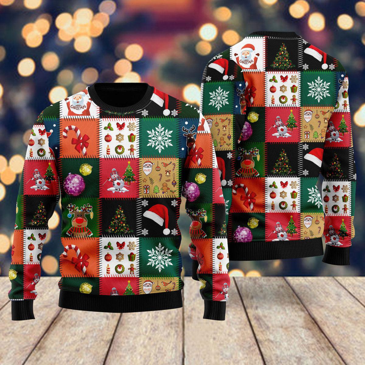 litzzy Xmas Fancy Ugly Christmas Sweater | For Men & Women | Adult | US4336 - Ugly Sweater Gift For Lover sweater   