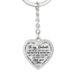 litzzy Personalized Necklace - To My Soulmate - Last Everything - Heart Pendant Keychain - Necklace Gift For Her, Wife, Girlfriend, Anniversary, Wedding, Valentine, Birthday with Message Card Jewelry   