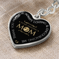litzzy Litzzy Graphic Heart Keychain To my amazing mom, Thank you for always loving and encouraging me Mothers day Jewelry, Gifts set Jewelry Graphic Heart Keychain (Silver) No 