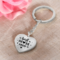 litzzy Litzzy Graphic Heart Keychain To my Mom, Best Mom Ever Mothers Day Jewelry, Necklace gifts set from Son, Daughter Jewelry   