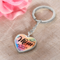 litzzy Litzzy Graphic Heart Keychain To My Precious Mom My best friend & Confidant Mothers Day Jewelry, Necklace gifts set from Son, Daughter Jewelry   