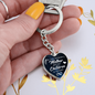 litzzy Litzzy Graphic Heart Keychain To my Mom, The love between a mother an her children is forever Mothers day Jewelry, Gifts set Jewelry   