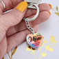 litzzy Litzzy Graphic Heart Keychain To My Precious Mom My best friend & Confidant Mothers Day Jewelry, Necklace gifts set from Son, Daughter Jewelry   