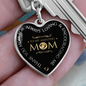 litzzy Litzzy Graphic Heart Keychain To my amazing mom, Thank you for always loving and encouraging me Mothers day Jewelry, Gifts set Jewelry   