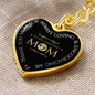 litzzy Litzzy Graphic Heart Keychain To my amazing mom, Thank you for always loving and encouraging me Mothers day Jewelry, Gifts set Jewelry Graphic Heart Keychain (Gold) No 