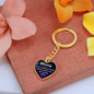 litzzy Litzzy Graphic Heart Keychain To my Mom, Mummy You are the World Mothers Day Jewelry, Necklace gifts set from Son, Daughter Jewelry   