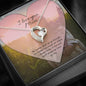 litzzy Litzzy Forever Love Necklace To my Mom, To Mom No Matter What  (14K White Gold) Mothers Day Jewelry, Necklace gifts set from Son, Daughter Jewelry   