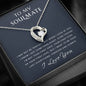 litzzy To My Soulmate - I Got Something Right - Mother's Day Gift For Wife Girlfriend Future Wife - Forever Love Necklace - Necklace Gift For Her, Wife, Girlfriend, Anniversary, Wedding, Valentine, Birthday with Message Card Jewelry   