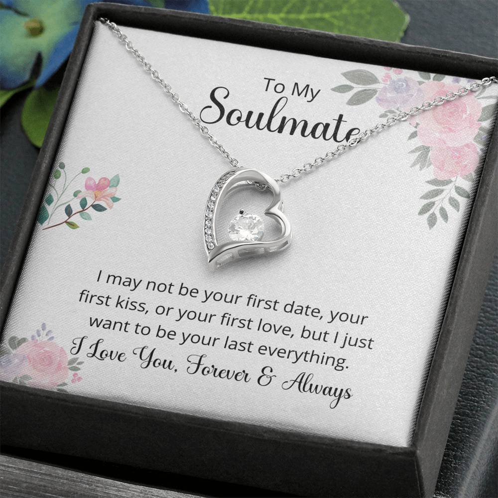 litzzy To My Soulmate Last Everything - Forever Love Necklace -  To My Soulmate, Gift For Soulmate Jewelry Classic Two Tone  