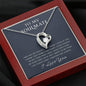 litzzy To My Soulmate - I Got Something Right - Mother's Day Gift For Wife Girlfriend Future Wife - Forever Love Necklace - Necklace Gift For Her, Wife, Girlfriend, Anniversary, Wedding, Valentine, Birthday with Message Card Jewelry Mahogany Style Luxury Box  