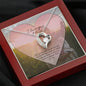 litzzy Litzzy Forever Love Necklace To my Mom, To Mom No Matter What  (14K White Gold) Mothers Day Jewelry, Necklace gifts set from Son, Daughter Jewelry Mahogany Style Luxury Box  