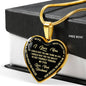 litzzy To my Wife Never forget that I love you Gifts for Birthday or Any Occasion - Necklace Gift For Her, Wife, Girlfriend, Anniversary, Wedding, Valentine, Birthday with Message Card Jewelry Luxury Necklace (Gold) No 